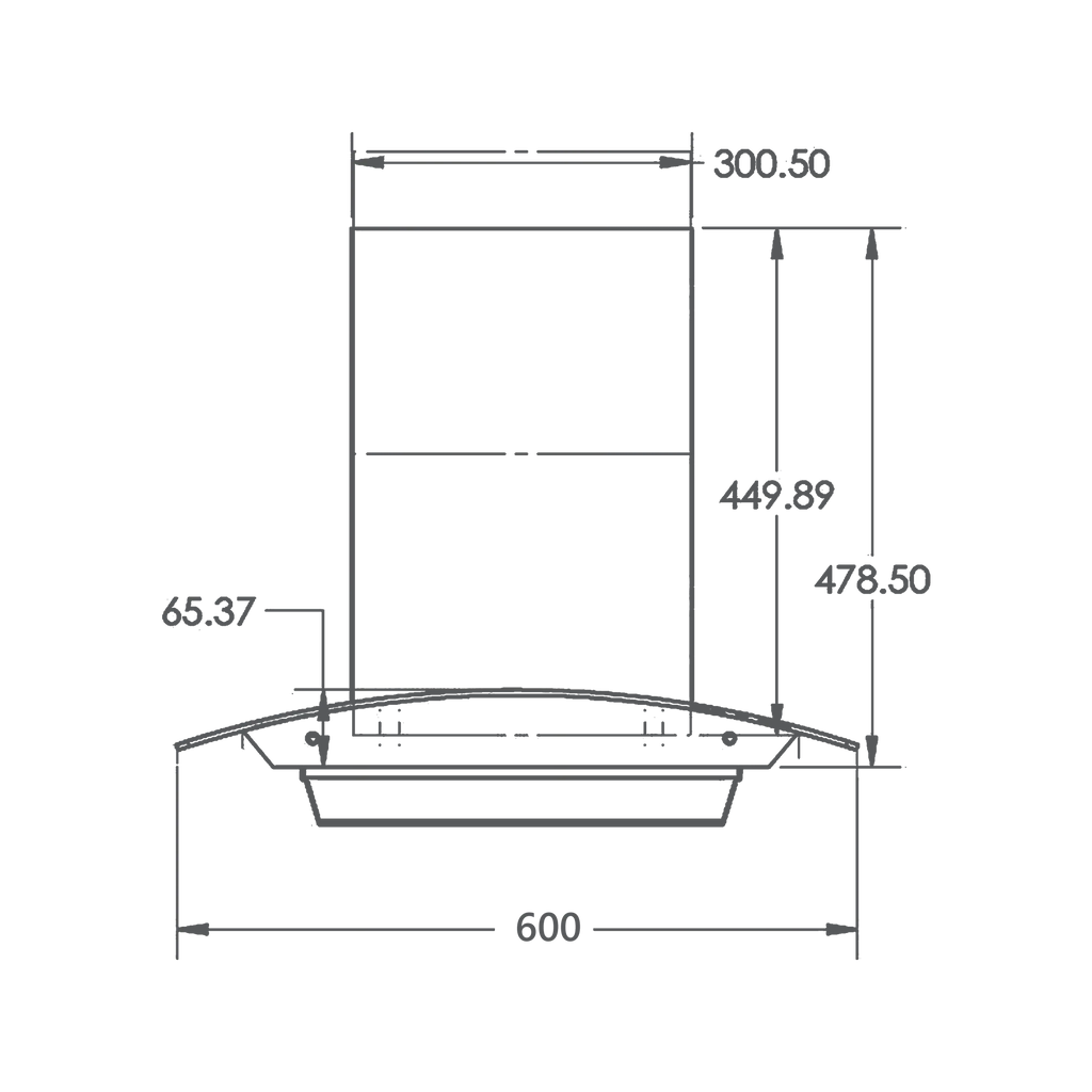 Bactoclean Aero Lite 60 – Wall Mounted Kitchen Chimney